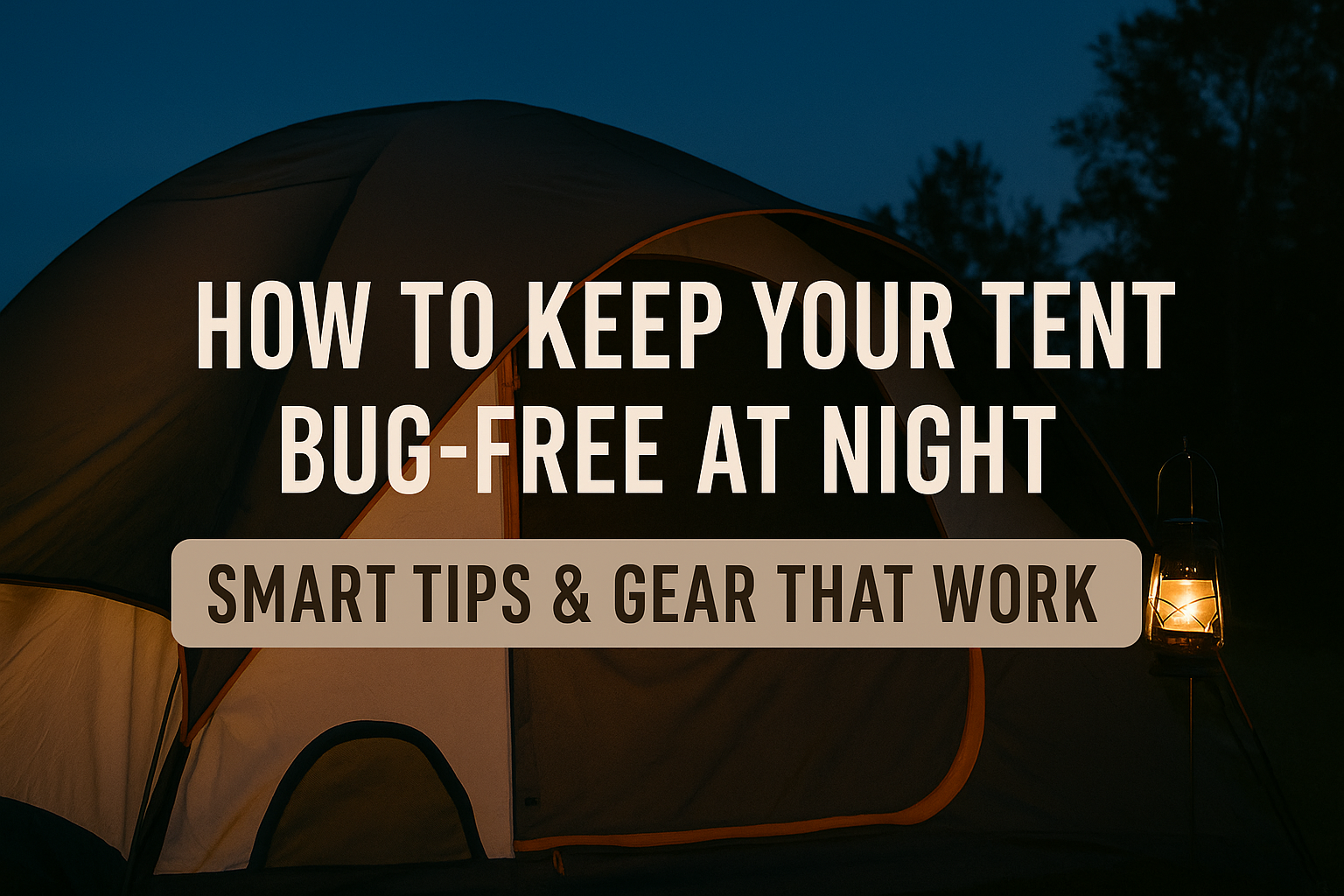 How to Keep Your Tent Bug-Free at Night – Camping Insect Protection Tips How to Keep Your Tent Bug-Free at Night – Camping Insect Protection Tips