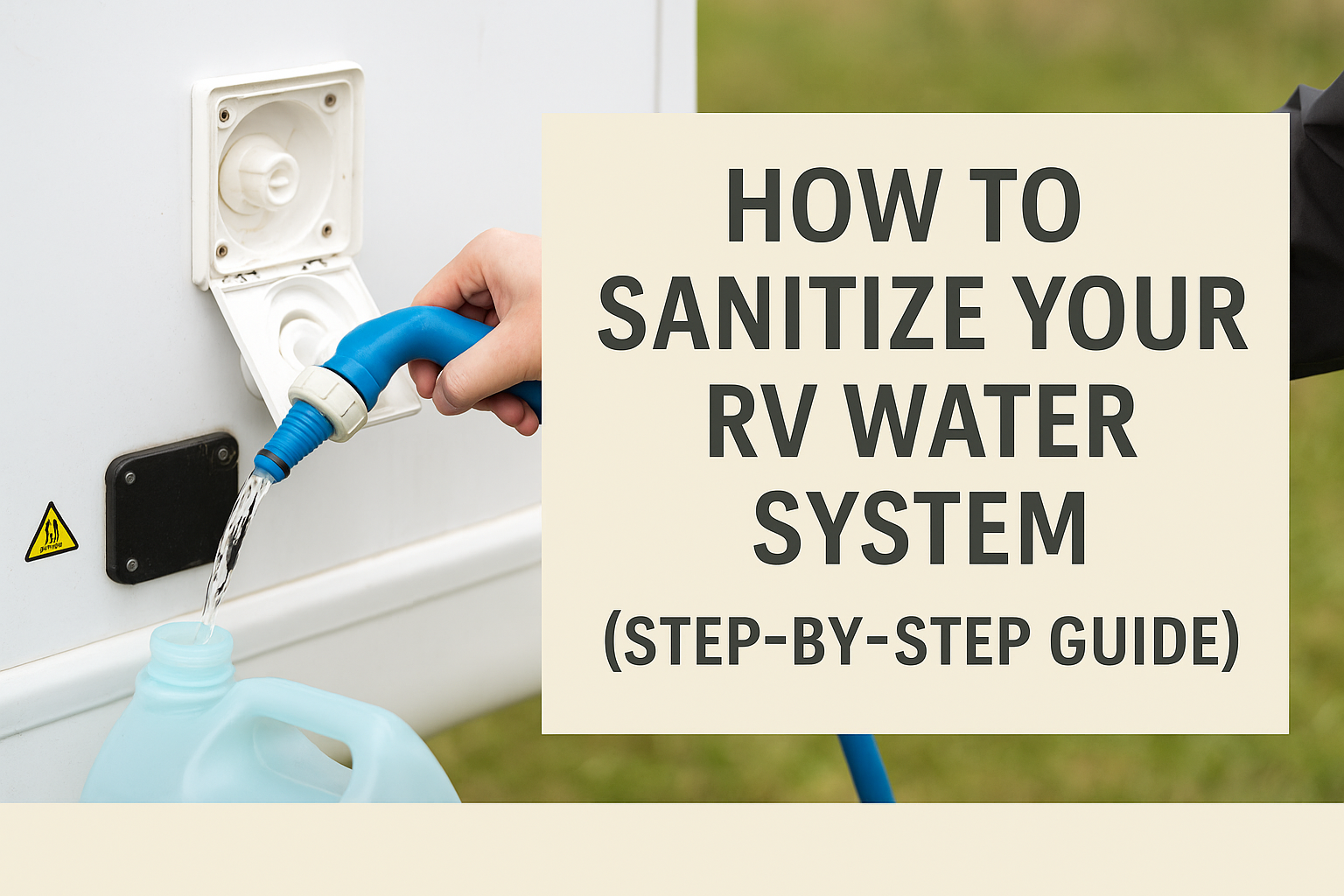 How to Sanitize Your RV Water System β Step-by-Step Safe Drinking Water Guide How to Sanitize Your RV Water System β Step-by-Step Safe Drinking Water Guide