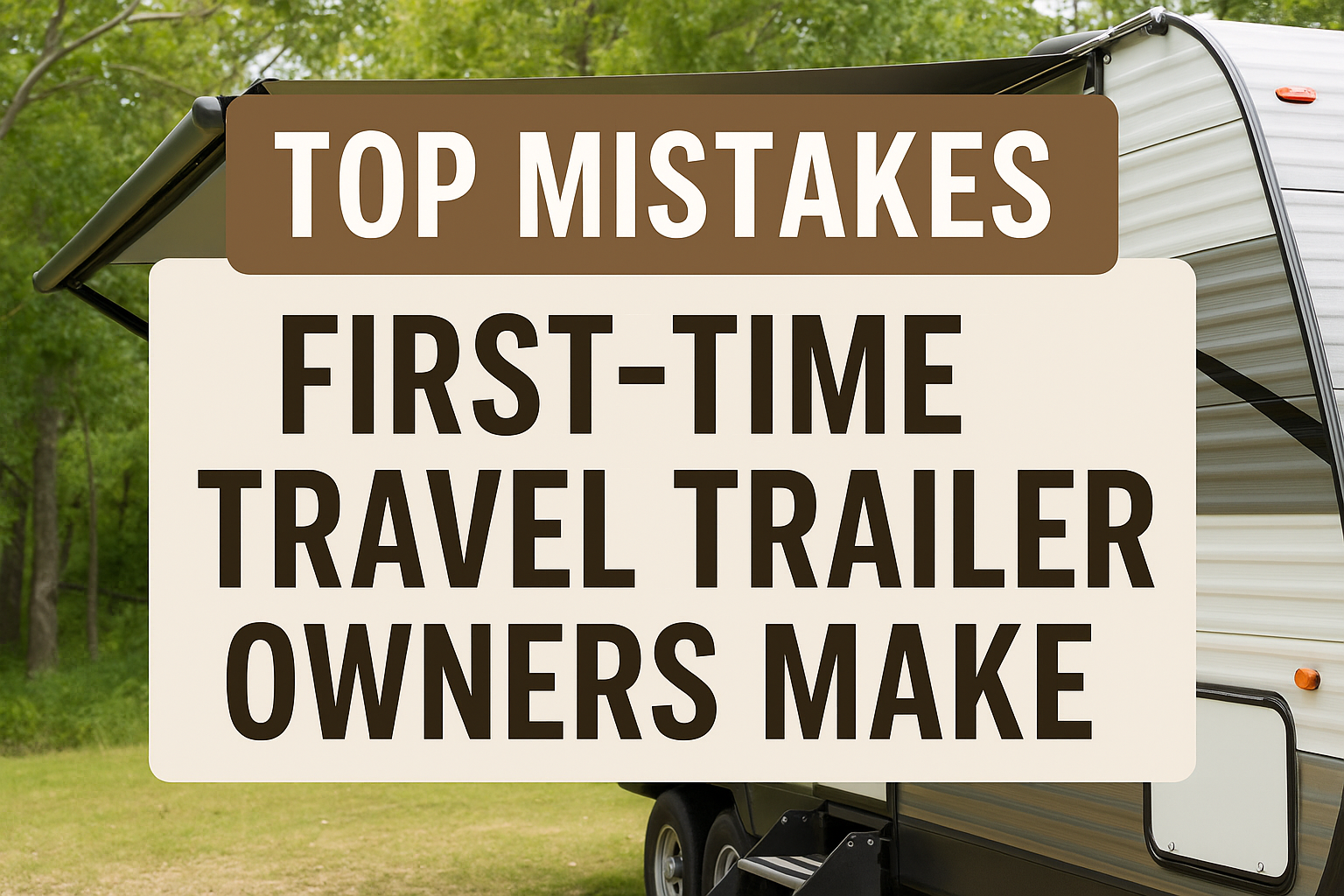 Top Mistakes First-Time Travel Trailer Owners Make – What to Avoid Top Mistakes First-Time Travel Trailer Owners Make – What to Avoid