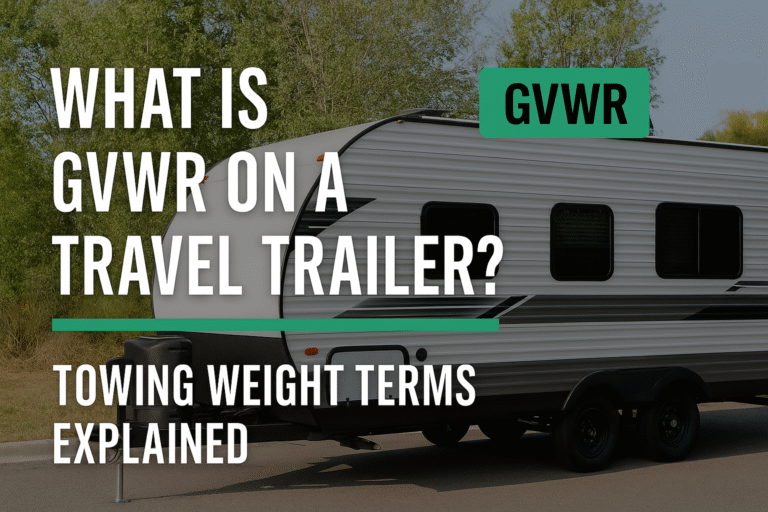 What Is GVWR on a Travel Trailer? | Towing Weight Terms Explained